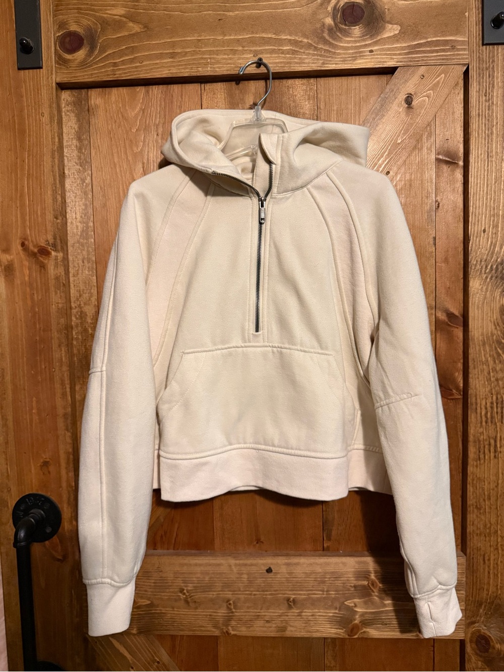 Lululemon ButterCream Half Zip Pullover Hoodie Sweatshirt Size 4